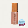 Beauty serum bottle with bronze cap and body, featuring Bespoke brand and Prevention Beauty Awards winner badge on a white background.